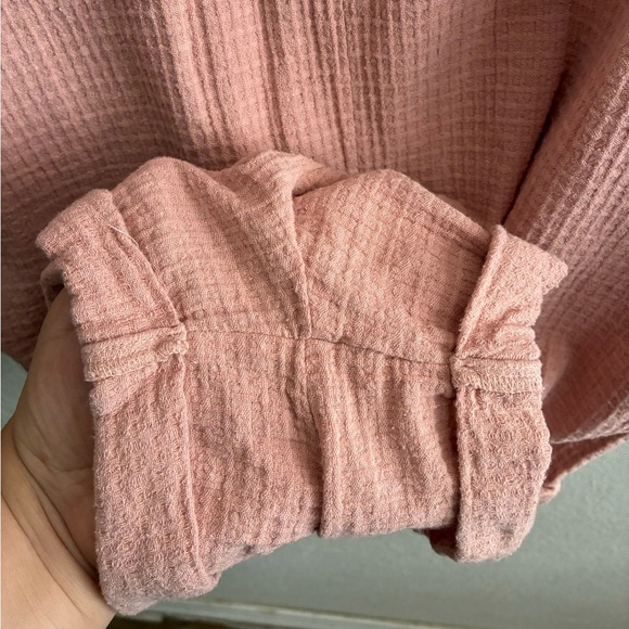 Free People Blush Oversized Cotton Romper XS - Picture 12 of 16